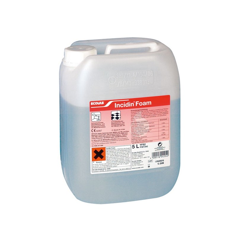 Ecolab Incidin Foam - 2x5 L